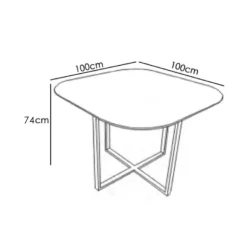 Clearance Muebles1Click Conjunto Teca blanco