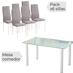 Hot Muebles1Click Conjunto Yuri blanco