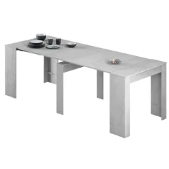 Clearance Muebles1Click Consola extensible Funzionale Cemento