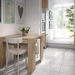 Muebles1Click Consola extensible Funzionale roble canadian