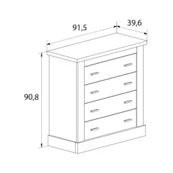 Best Muebles1Click Dormitorio Chellén Cambria-Blanco 13