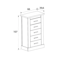 Best Muebles1Click Dormitorio Chellén Cambria-Blanco 12