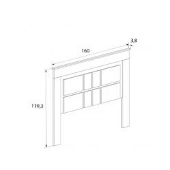 Best Muebles1Click Dormitorio Chellén Cambria-Blanco 12
