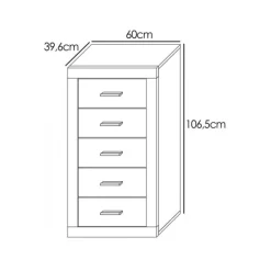 Outlet Muebles1Click Dormitorio Lara 14