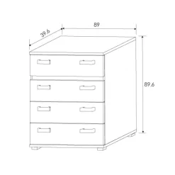 Discount Muebles1Click Dormitorio Lara 10