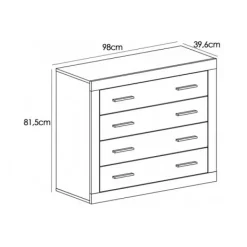Clearance Muebles1Click Dormitorio Lara 01