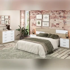 Muebles1Click Dormitorio Monika 02 Cambria-Blanco