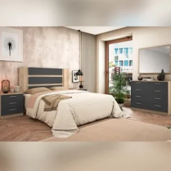 Hot Muebles1Click Dormitorio Monika 04 Cambria-Grafito