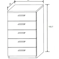 Sale Muebles1Click Dormitorio Monika 01 Cambria-Grafito