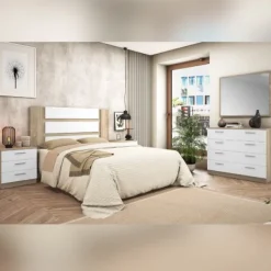 Discount Muebles1Click Dormitorio Monika 04 cambria - blanco
