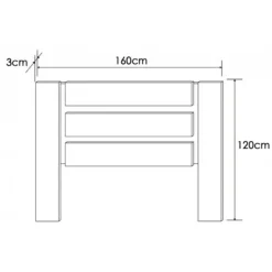 Discount Muebles1Click Dormitorio Monika 04 cambria - blanco