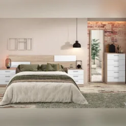 Muebles1Click Dormitorio Monika 01 Cambria-Blanco