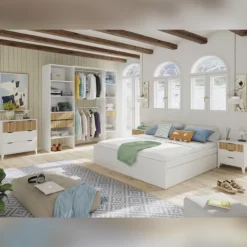 Hot Muebles1Click Dormitorio Noite con vestidor