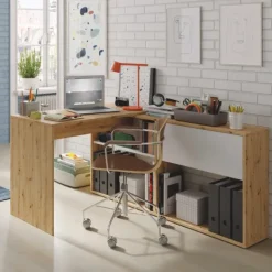 Outlet Muebles1Click Duo mesa escritorio - estantería