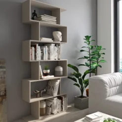 Best Muebles1Click Estantería asimétrica alta aura