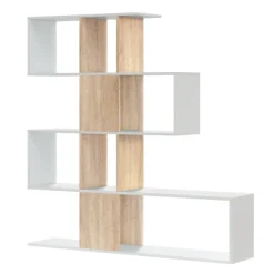 New Muebles1Click Estantería Elfos plus blanco / roble