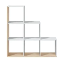 Muebles1Click Estantería Mulk roble - blanco