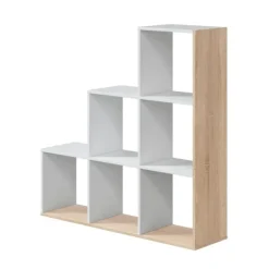 Muebles1Click Estantería Mulk roble - blanco