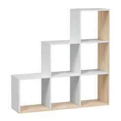 Muebles1Click Estantería Mulk roble - blanco