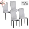Clearance Muebles1Click Juego 4 sillas Trenton