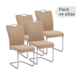 Muebles1Click Juego de 4 sillas Austria