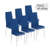 Sale Muebles1Click Juego de 6 sillas Avatar azul