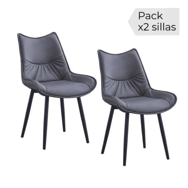 Outlet Muebles1Click Juego de 2 sillas Calista