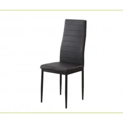 New Muebles1Click Juego de 6 sillas Emi negras