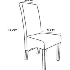 Best Muebles1Click Juego de 2 sillas Lisboa