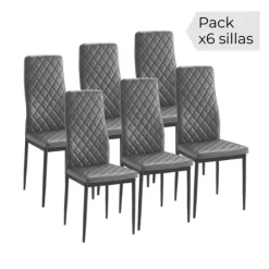Online Muebles1Click Juego de 6 sillas Marmol