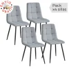 Hot Muebles1Click Juego de 4 sillas Portland