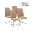 New Muebles1Click Juego de 4 sillas San