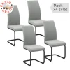 Muebles1Click Juego de 4 sillas Tacoma