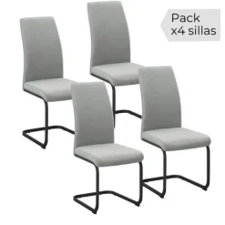 Muebles1Click Juego de 4 sillas Tacoma