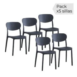 Discount Muebles1Click Juego de 5 sillas Videl