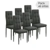 Outlet Muebles1Click Juego de 6 sillas Zuni