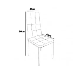 Outlet Muebles1Click Juego de 6 sillas Zuni