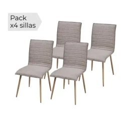 Best Muebles1Click Juego de cuatro sillas Milos