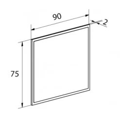 Outlet Muebles1Click Marco espejo modelo Cabra