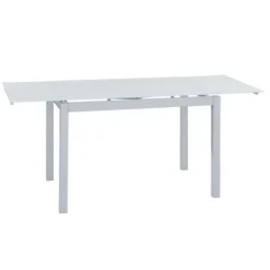 New Muebles1Click Mesa Bisbe blanca de cocina