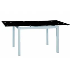 Clearance Muebles1Click Mesa Bisbe negra de cocina