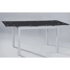 Clearance Muebles1Click Mesa Bisbe negra de cocina