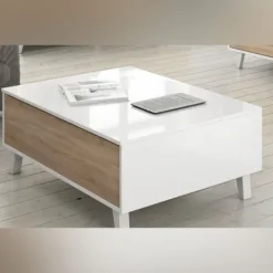 Clearance Muebles1Click Mesa centro elevable Viena