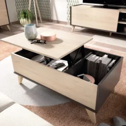 Online Muebles1Click Mesa de centro elevable Ness