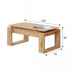 Clearance Muebles1Click Mesa de centro Urban Plus roble