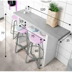 Muebles1Click Mesa desplegable Oggi