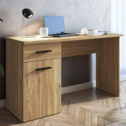 Clearance Muebles1Click Mesa estudio 1 cajón + puerta aura