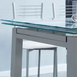 Hot Muebles1Click Mesa extensible Flores + 4 sillas mod.20