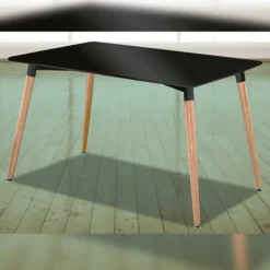 New Muebles1Click Mesa rectangular Dinamarca NEGRO