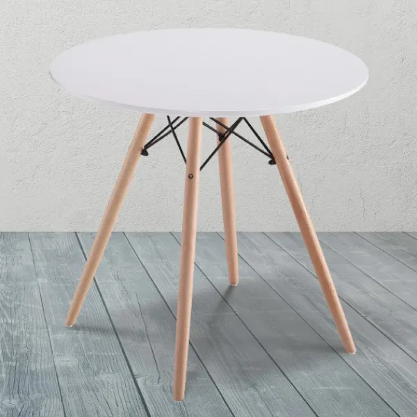 Best Muebles1Click Mesa redonda Dinamarca BLANCA